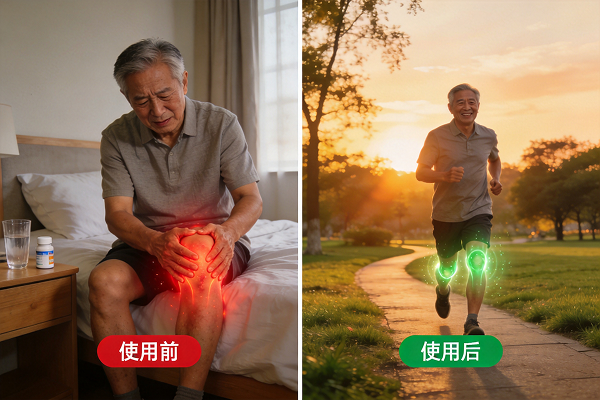 使用前与使用后对比图